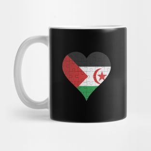 Western Saharan Jigsaw Puzzle Heart Design - Gift for Western Saharan With Western Sahara Roots Mug